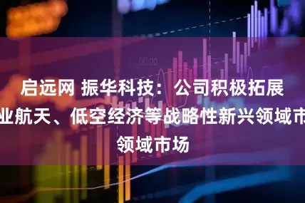 启远网 振华科技：公司积极拓展商业航天、低空经济等战略性新兴领域市场